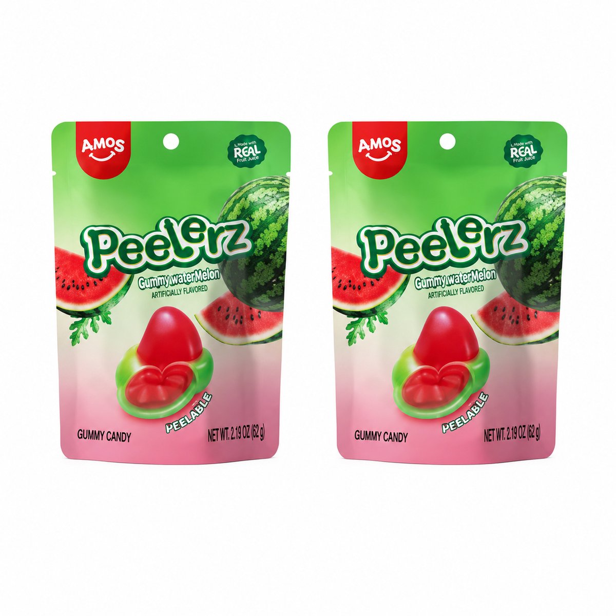Amos Peelerz Watermelon 2 Stuks