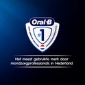 Oral-B logo met schild en "#1 Mondzorgprofessionals in Nederland".