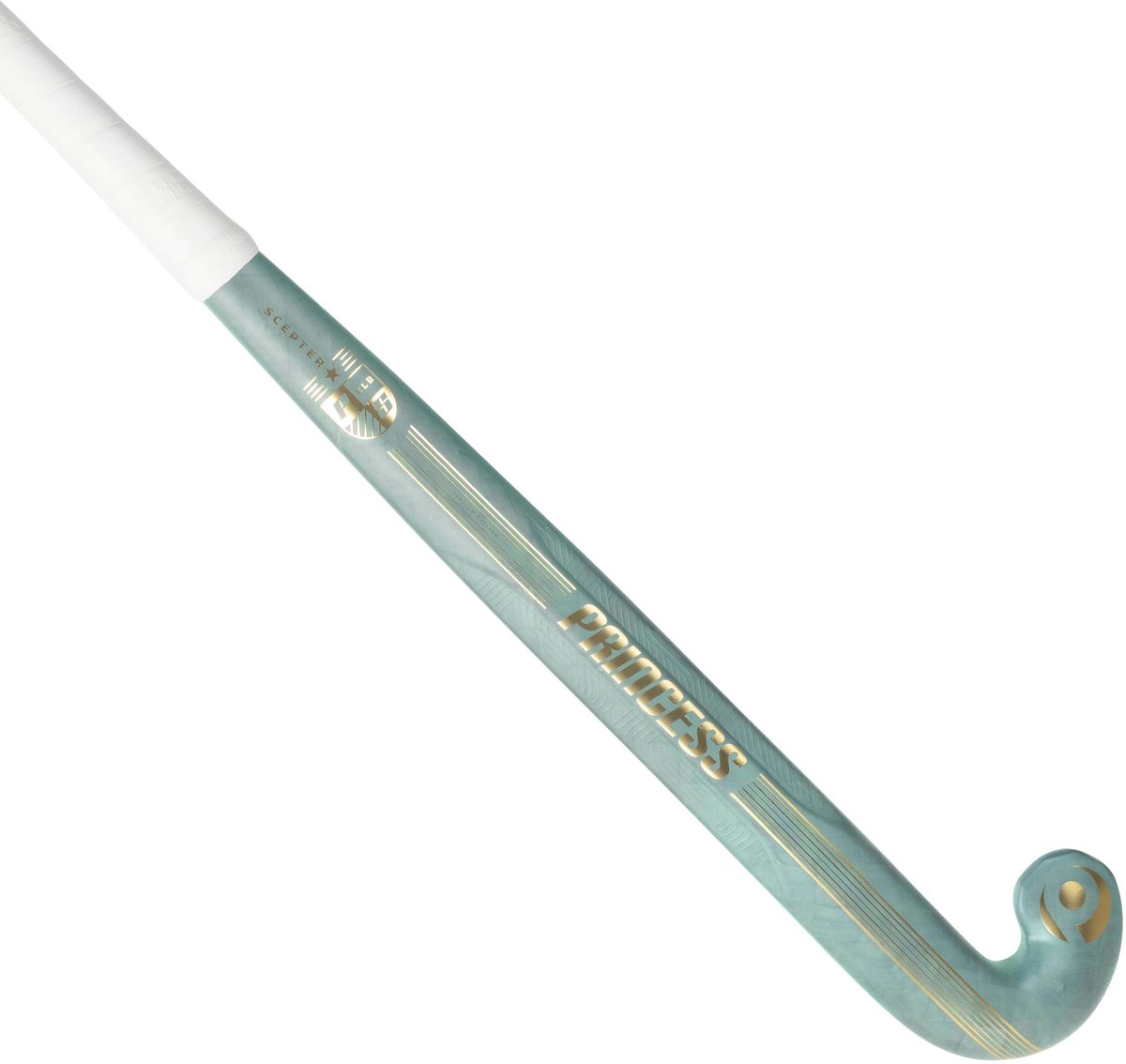 Princess Scepter ELB Aqua/Gold Senior Hockeystick