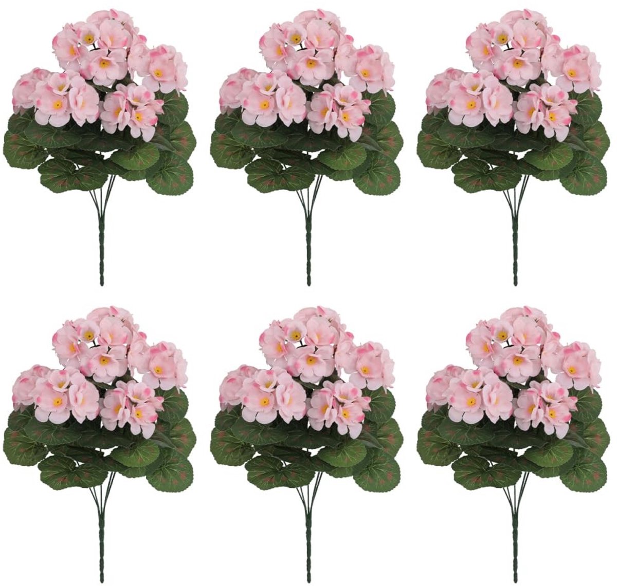 Dailygoods- Nepbloem 6 Bundels - UV-bestendig - Kunstplanten Buiten - Levensecht Ontwerp - Onderhoudsvrij - Eenvoudige Reiniging - Kunstbloemen