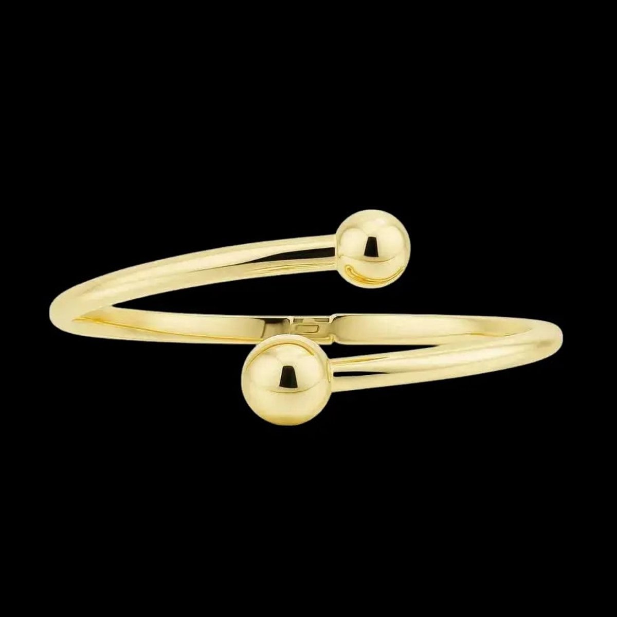 Victoria Valenza Goudkleurige Armband met Bolletjes - Armband - Goudkleurig - Bolletjes armband
