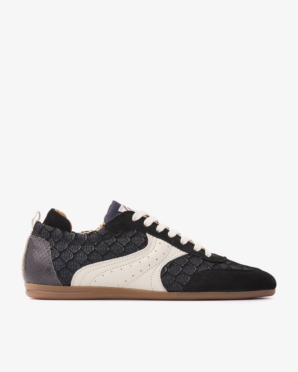 VIA VAI June Haylee Sneakers Dames - Leer & Suède - Zwart - Maat 36