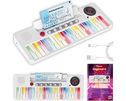 Kinderkeyboard met Oplichttoetsen – 37 Toetsen, 56 Liedjes, 22 Instrumenten