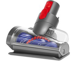 Schroefvormige Anti-Klit Borstel voor Dyson V7/V8/V10/V11/V15 - Mini Turbo Zuigmond - Verwijdert Dierenharen, Mensenhaar & Huisstofmijt - Universeel Accessoire