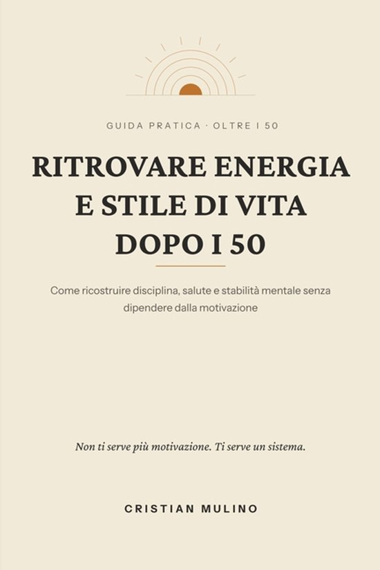 Ritrovare energia e stile di vita dopo i 50 - cover