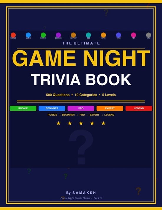Party Puzzle Books by Samaksh-The Ultimate Game Night Trivia ... - cover
