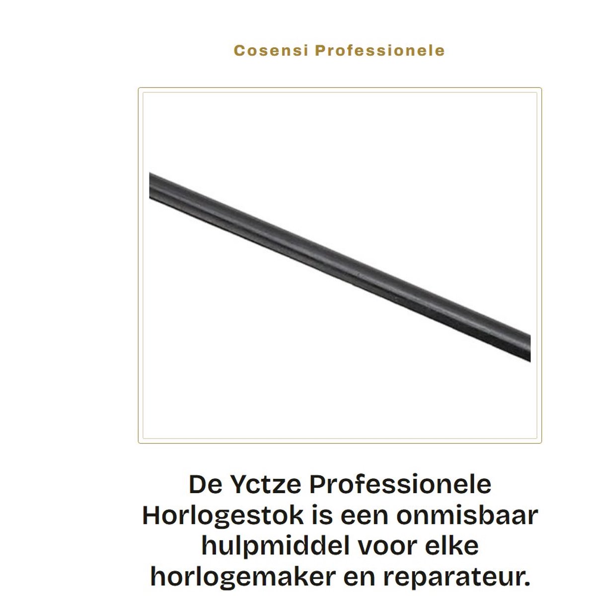 Dailygoods- Horlogestift Professioneel - Horloge Gereedschap - Horloge Reparatie - Horloge Onderhoud - Ergonomisch Ontwerp - ABS Materiaal 14,2 cm