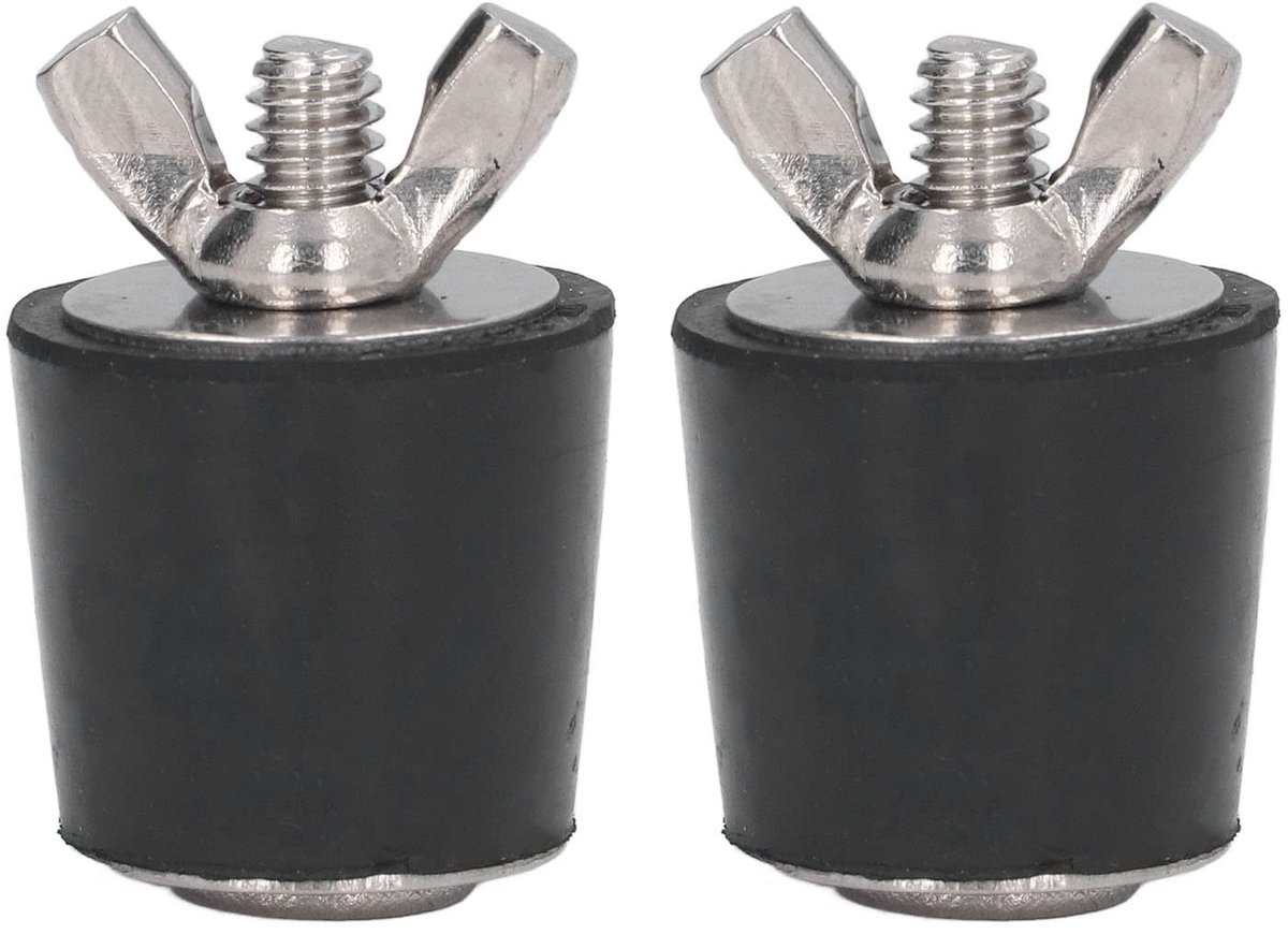 Dailygoods- Winterplug Antivries - Uitbreidingspluggen - Rubber - 2 Stuks - Zwembad - Bescherming tegen winterseizoen - Pijpplug