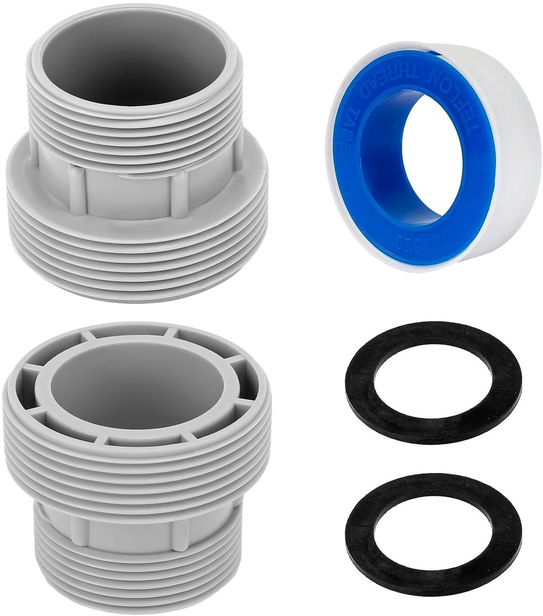 Dailygoods - Adapterset voor Zwembadslang 60 mm en 47 mm