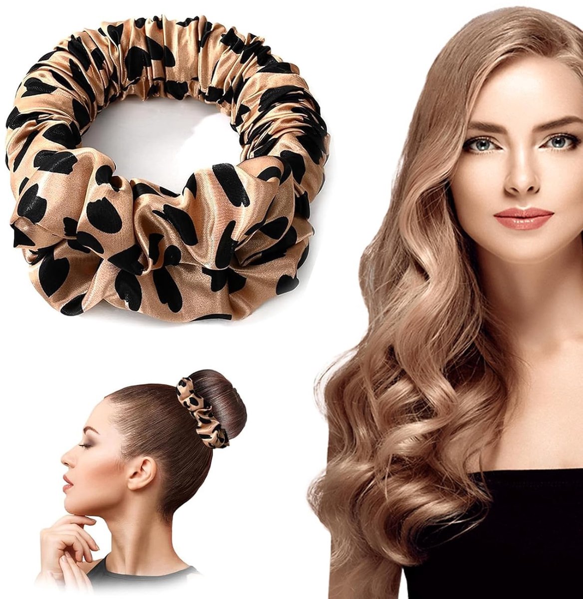 Dailygoods- Haarelastiek zonder hitte - Slaaphaarelastiek - Herbruikbaar - Duurzaam - Milieuvriendelijk - Schonendes styling - Haarband