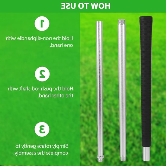 Indoor Mini Golf Set met Golf Putter, 2 Golf Clubs en PVC Draagtas voor Golf Training en Cadeaus voor Mannen van Merkloos — afbeelding 3