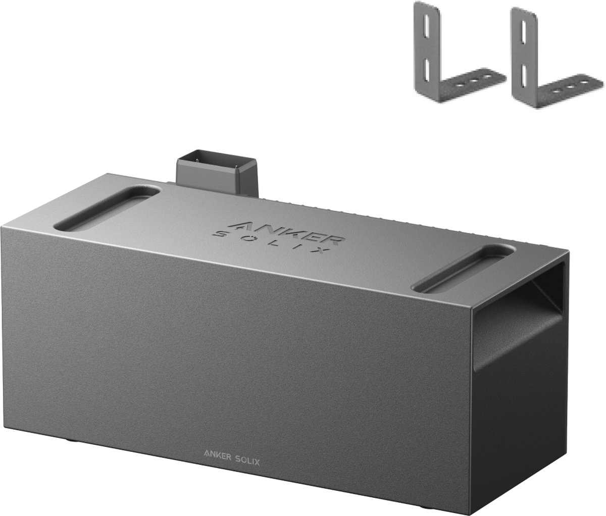 Anker SOLIX BP2700 Balkonkrachtcentrale met geheugen - Uitbreidingsaccu voor zonnebank 3 Pro - Capaciteit 2-68kWh - Uitbreidbaar tot 16-128kWh - Modulair design - PluginPower - 6000 laadcycli
