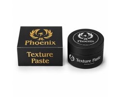 Phoenix Hair Products - Texture Paste - 80ml – Sterke Hold & Matte Finish – Voor Meer Textuur & Definitie - Haarklei