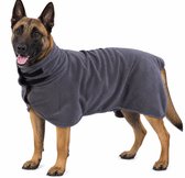 Ohpets® Hondenbadjas - Honden Badjas - XL (Ruglengte 70-80 cm) - Grijs