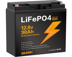 Portable Powerstation - 384WH - 12V - Draagbare Generator - Backup stroomuitval - IP67 - Geïntegreerd BMS - Voor Campers,caravans,boten,koelkasten,verlichting