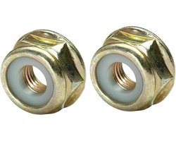 Bladmoer Linkse Draad - Moer Bosmaaier - Gras Trimmen - Universele M10x1.25 - 2 stuks - One Color