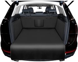 Kofferbakmat Hond - Beschermhoes Auto Bagagemat - Hond Vervoeren - Waterdicht Antislip - Voor VW Touran II - Zwart
