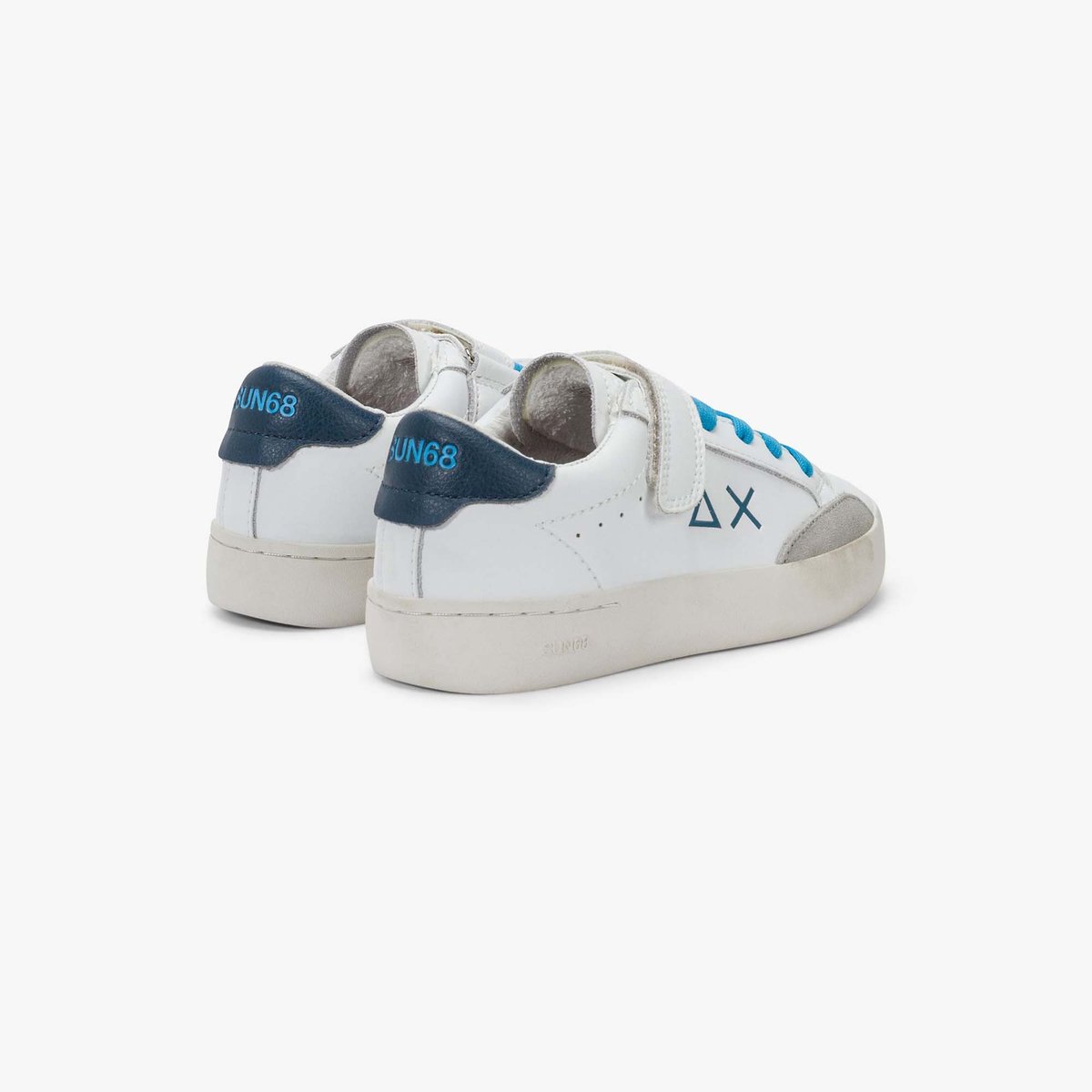 Sun68 Boy's Street Leather (Kid) Sneaker - Fashion Wear - Kinderen