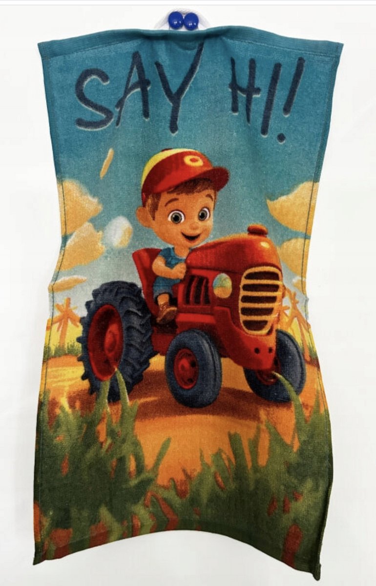 Tractor Handdoek Kleine maat 30x50cm Katoen Traktor Trekker