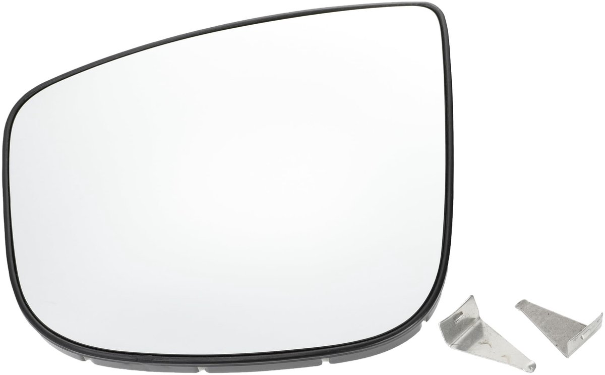 Dailygoods - Achteruitkijkspiegel - Vervangende Glazenspiegel - Convex - Wit - Verwarmd - Geschikt voor Citroen Berlingo 2018-2023