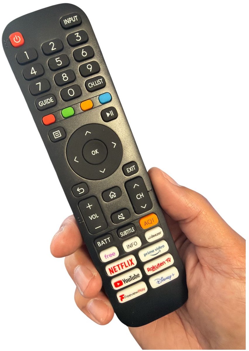 Avtex Vidaa afstandsbediening voor uw SMART TV