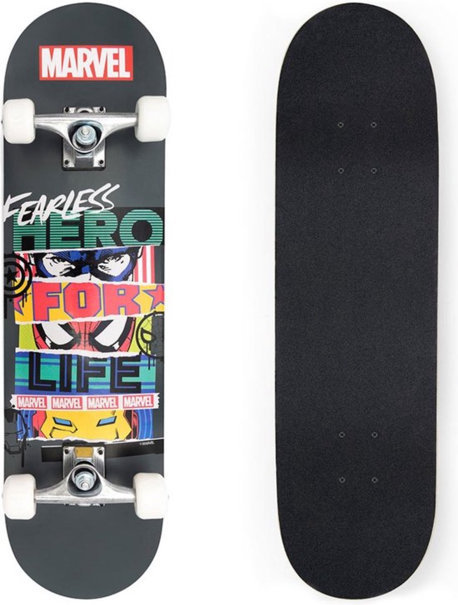 MARVEL DC Avengers Houten Skateboard voor Kinderen en Jongens Multicolor