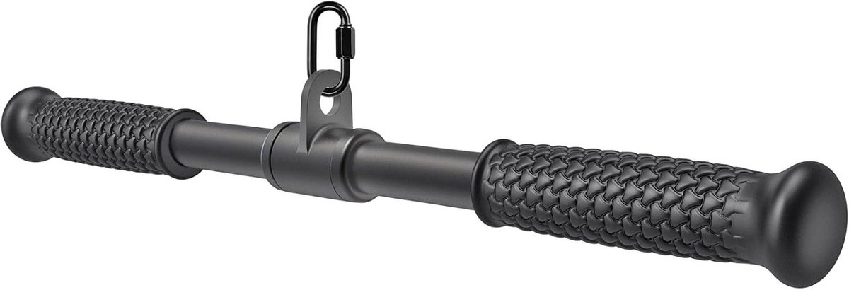 Triceps LAT Pulldown Bijlagen voor Thuis Gym Workout - Antislip Rubber Grip, Touw en Rechte Bar voor Effectieve Oefeningen en Spieropbouw
