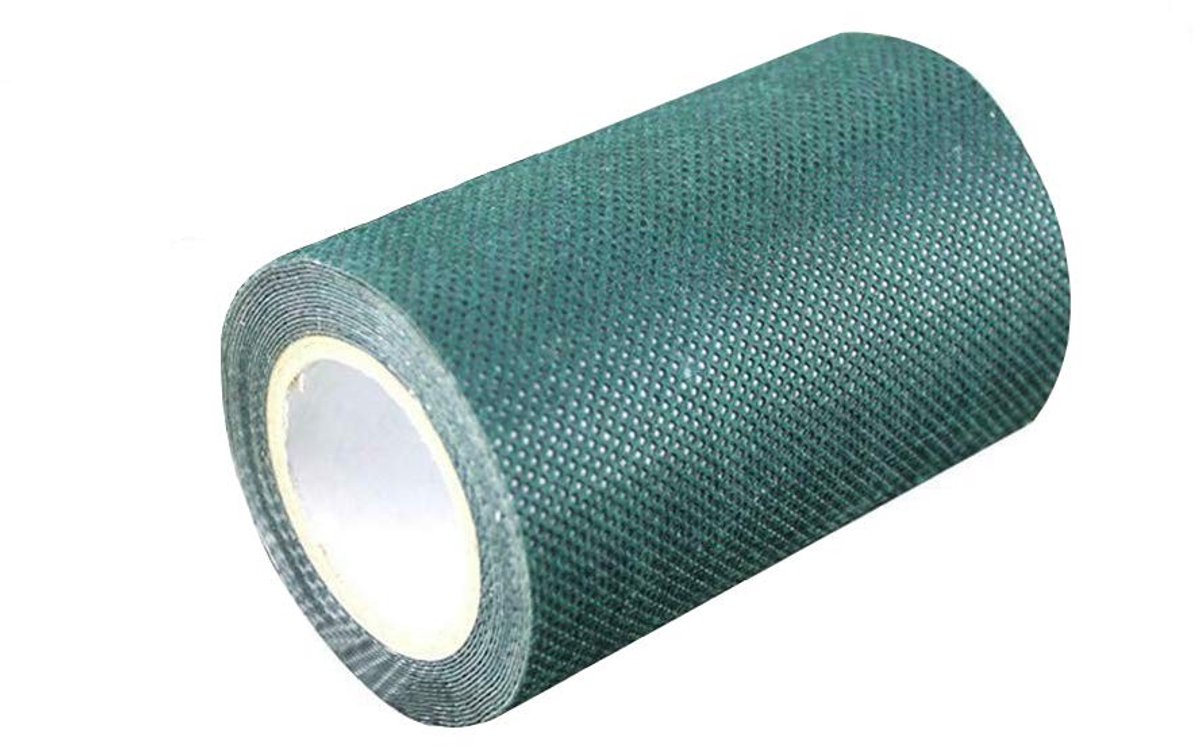 Dailygoods- Kunstgras Tape Zelfklevend - Kunstgras Verbindingen - Kunstgras Bevestiging - Kunstgras Mat - Kunstgras Gazon - PVC-folie 15 cm x 5 m - Grasband