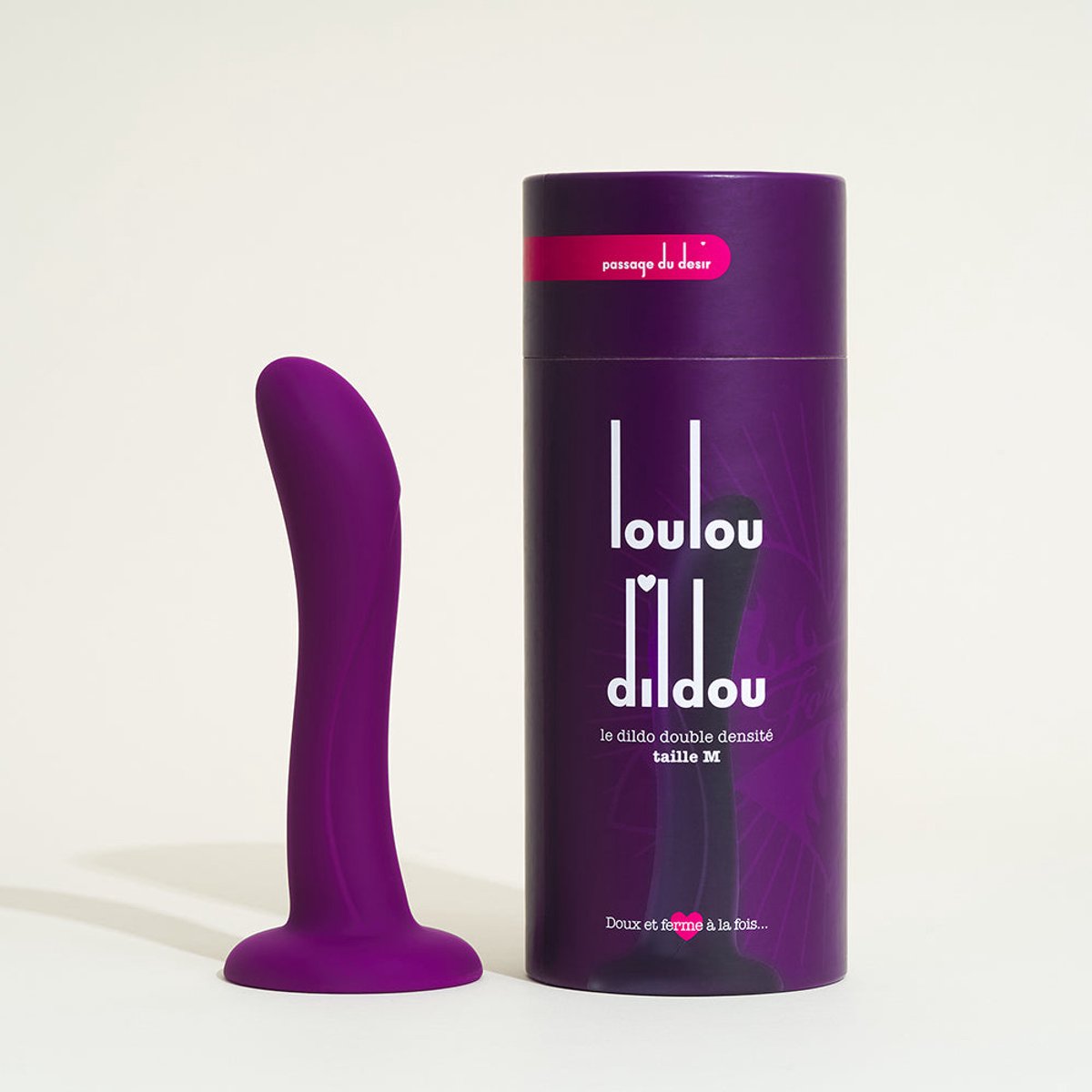 Dildo met dubbele dichtheid Loulou Dildou