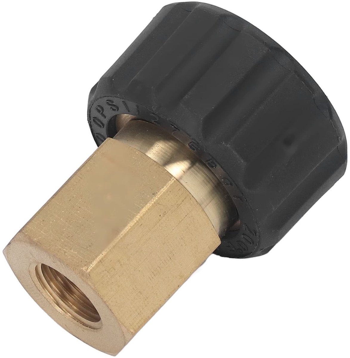 Dailygoods - Hogedrukreiniger Adapter - G1/4in naar M22 X 1.5mm - Geschikt voor wasmachines - Ideaal voor hogedrukreinigers - Gemakkelijk te installeren