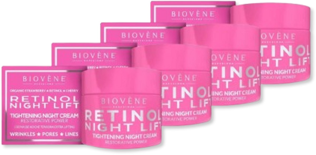 Biovene Nachtcreme Retinol 4 pak Voordeel