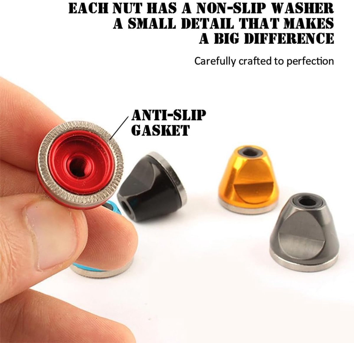 Dailygoods- Quick Release - Fiets Snelkoppeling - Antislip Moer - Aluminium Constructie - Lichtgewicht - 2 Stuks
