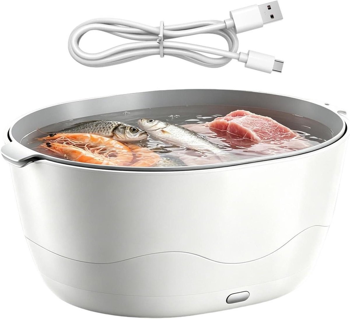 Fruit Reiniger Machine - Groente Wasmand - Gezond Eten Bereiden - Hoogfrequente Vibratie - 325 x 26 x 145 cm