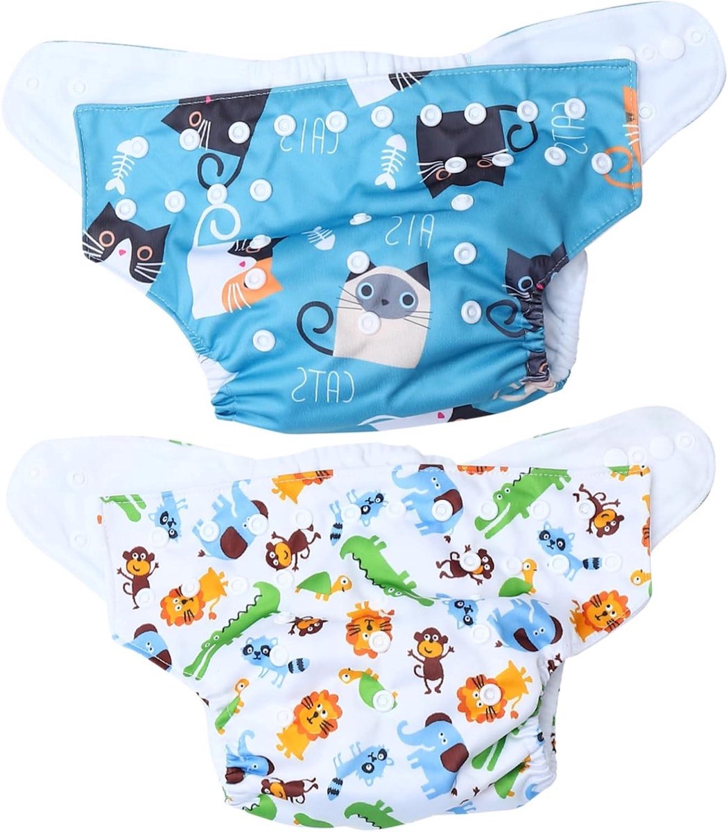 Wasbare Luiers - Luierbroekjes Trainingsbroek - Baby Zindelijkheidstraining - Lekvrij Ademend - 35 x 35 cm - Meerdere Kleuren