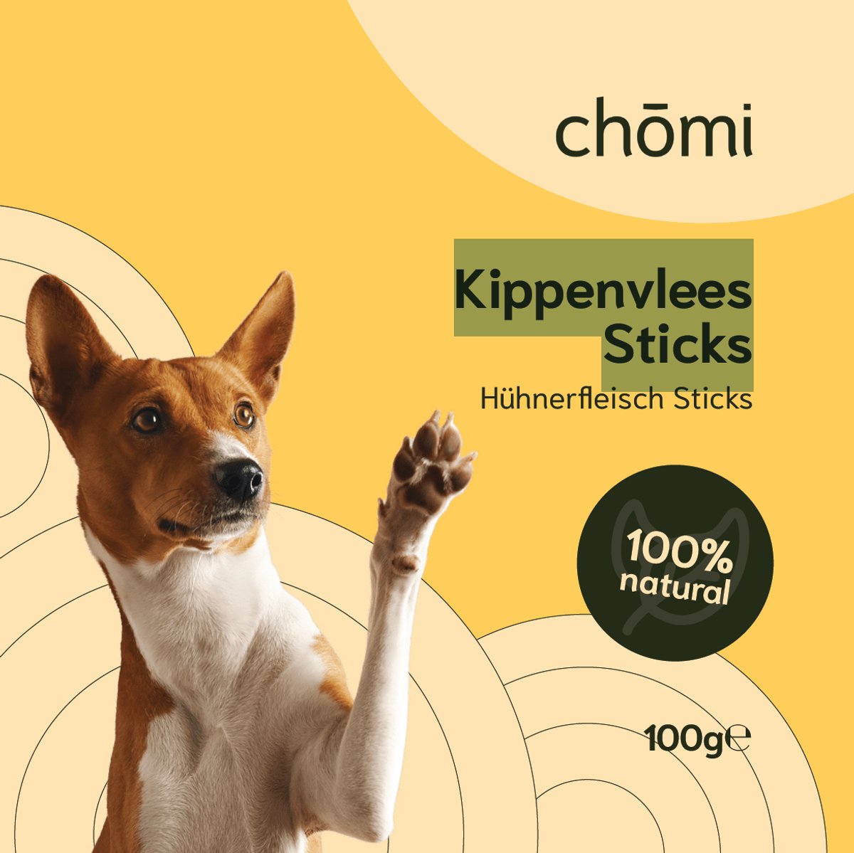 Chōmi Kippenvlees Sticks (100 Gram) - 200 gram - Paard