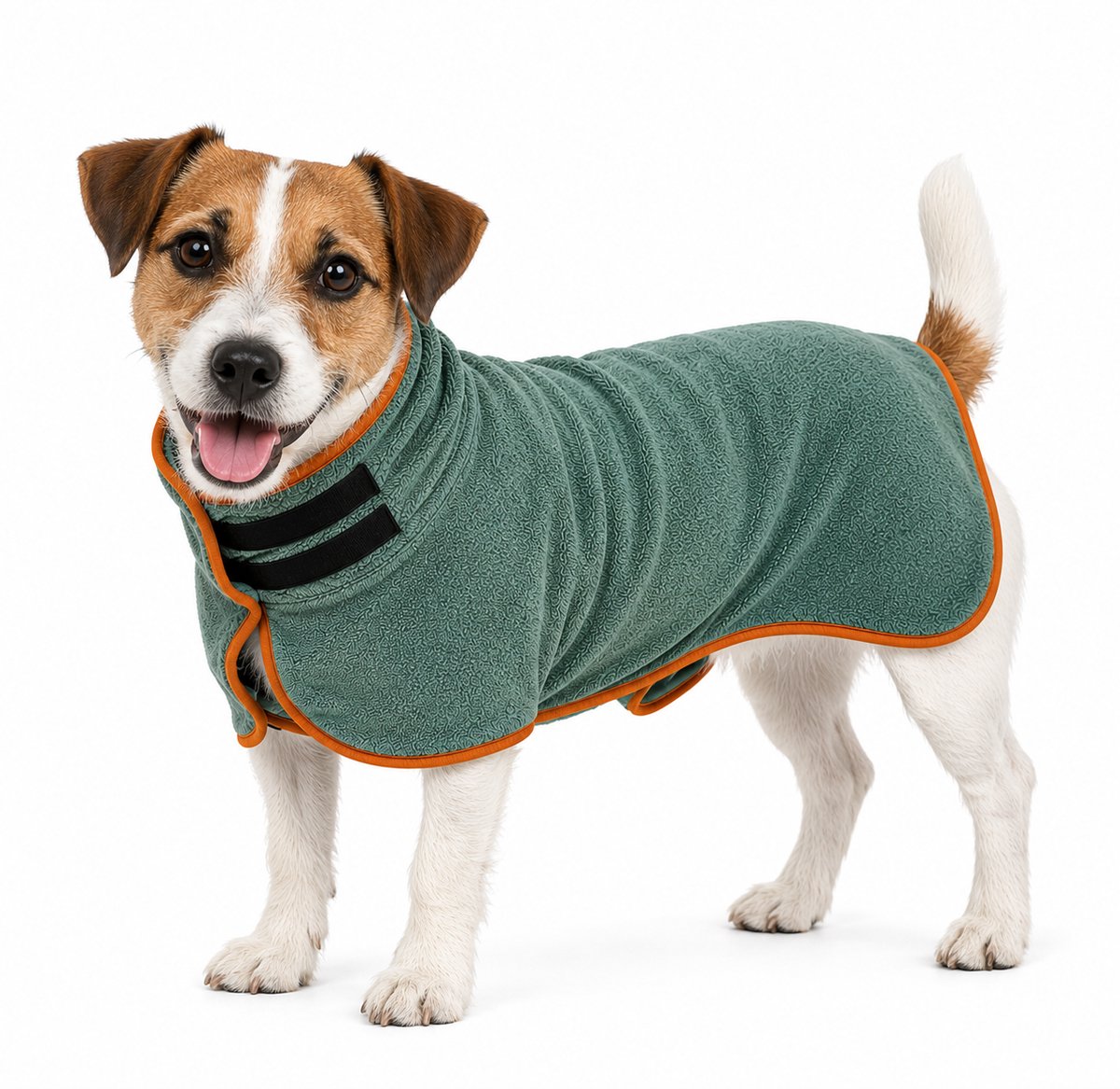Ohpets® Hondenbadjas - Honden Badjas - S (Ruglengte 40-45 cm) - Groen
