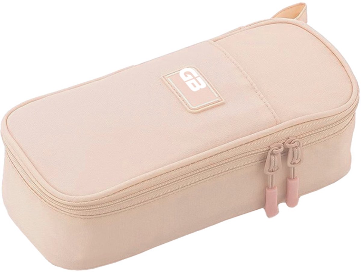 SOHO Etui XL - Bakmodel - Rechthoek - Diverse opbergmogelijkheden - L24 x B12 x H6cm - GB Pastel Peach