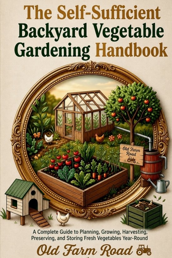 The Self-Sufficient Backyard Vegetable Gardening Handbook - cover