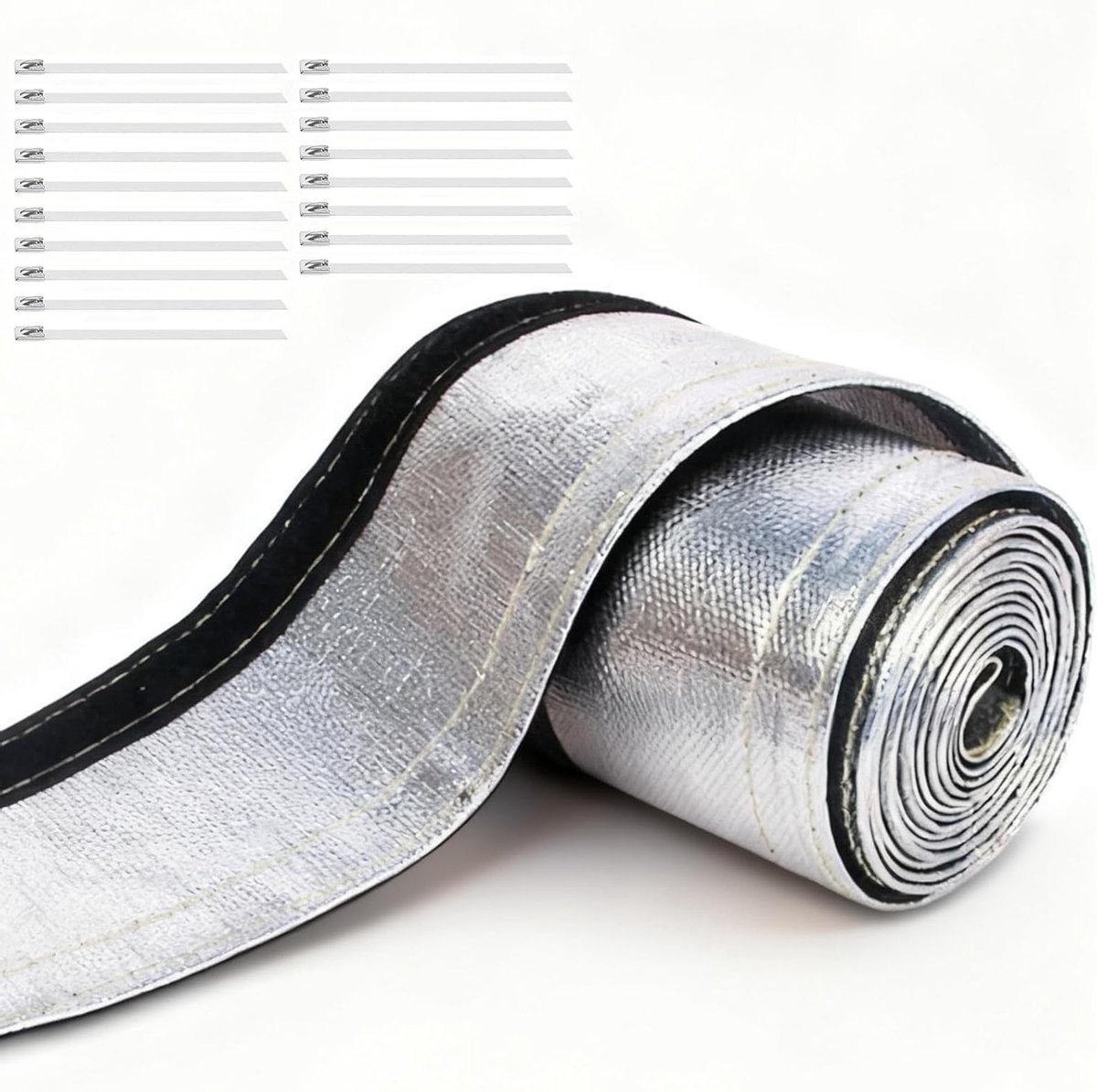Hittebestendige beschermslang 600 x 106 mm, geïsoleerde slang voor kabels en brandstofleid
