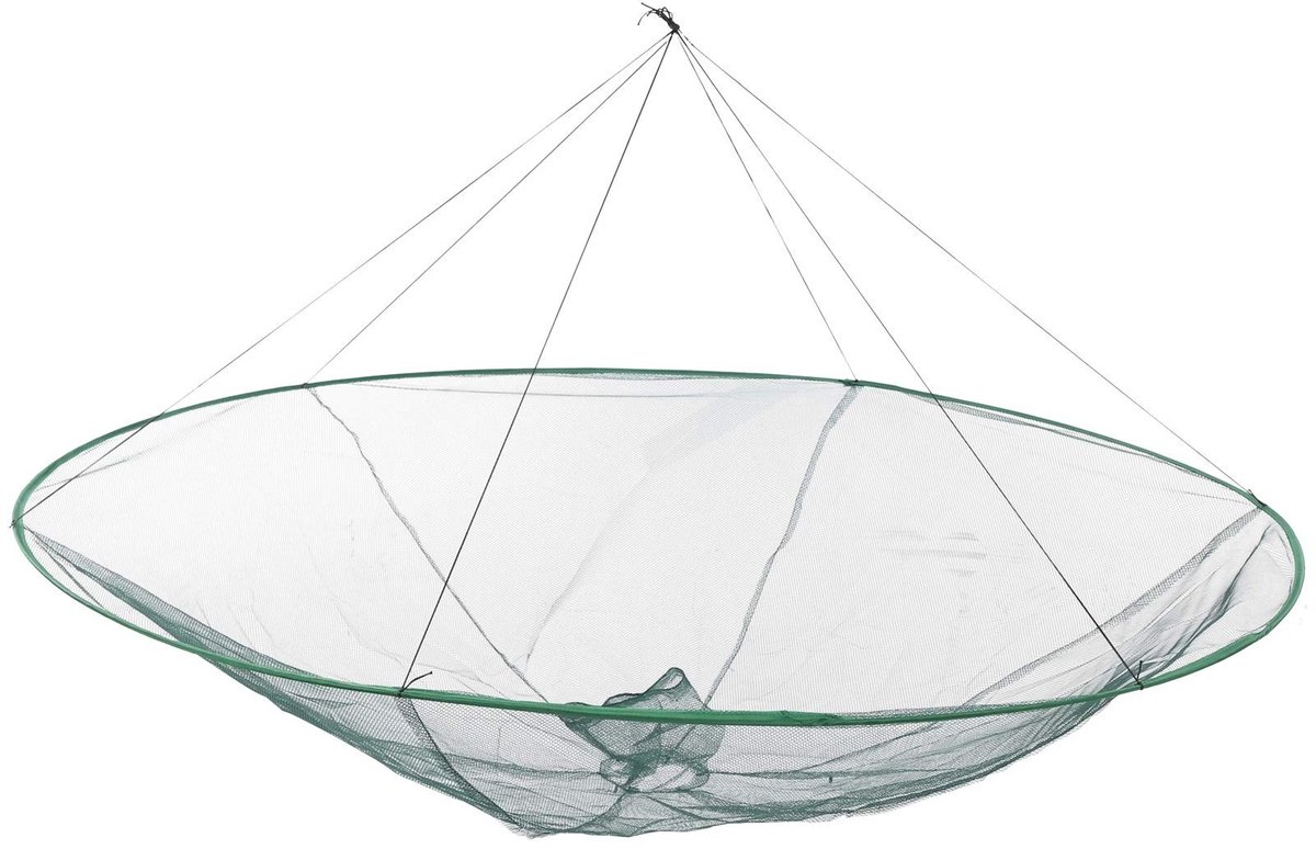 Dailygoods- Visnet Krachtig - Opvouwbaar - Lichtgewicht - Sterk Nylon - Flexibel - Draagbaar Vismondontwerp - Vissersnet