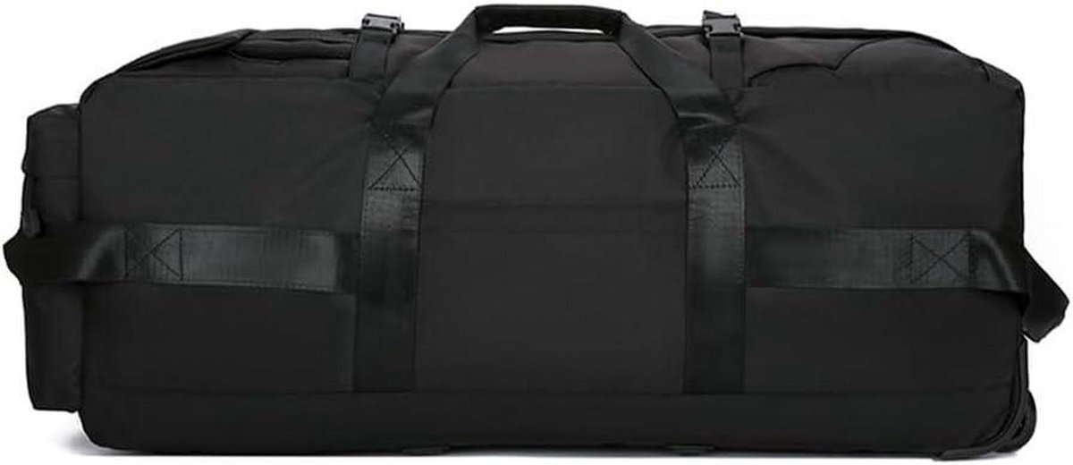 Grote Reistas - Reis Tassen - Reizen Op Reis - Opvouwbaar Met Wielen - 80 cm - Zwart