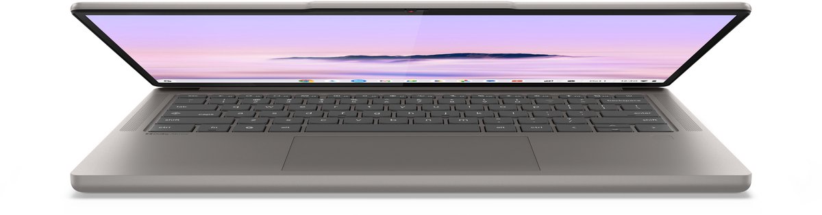 Lenovo Chrome 14M9610 MediaTek 910 Laptop 35,6 cm (14") WUXGA 16 GB LPDDR5x-SDRAM 256 GB UFS Wi-Fi 7 (802.11be) ChromeOS Engels Schelp (kleur) thumbnail 3