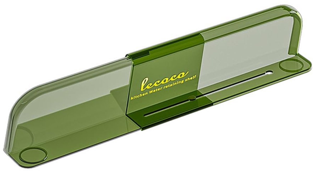 Dailygoods- Spatbescherming Uitbreidbaar 32-51,5 cm - Gootsteenrand - Anti-Spatbescherming - Keuken - Badkamer - Stevige Zelfklevende Achterkant