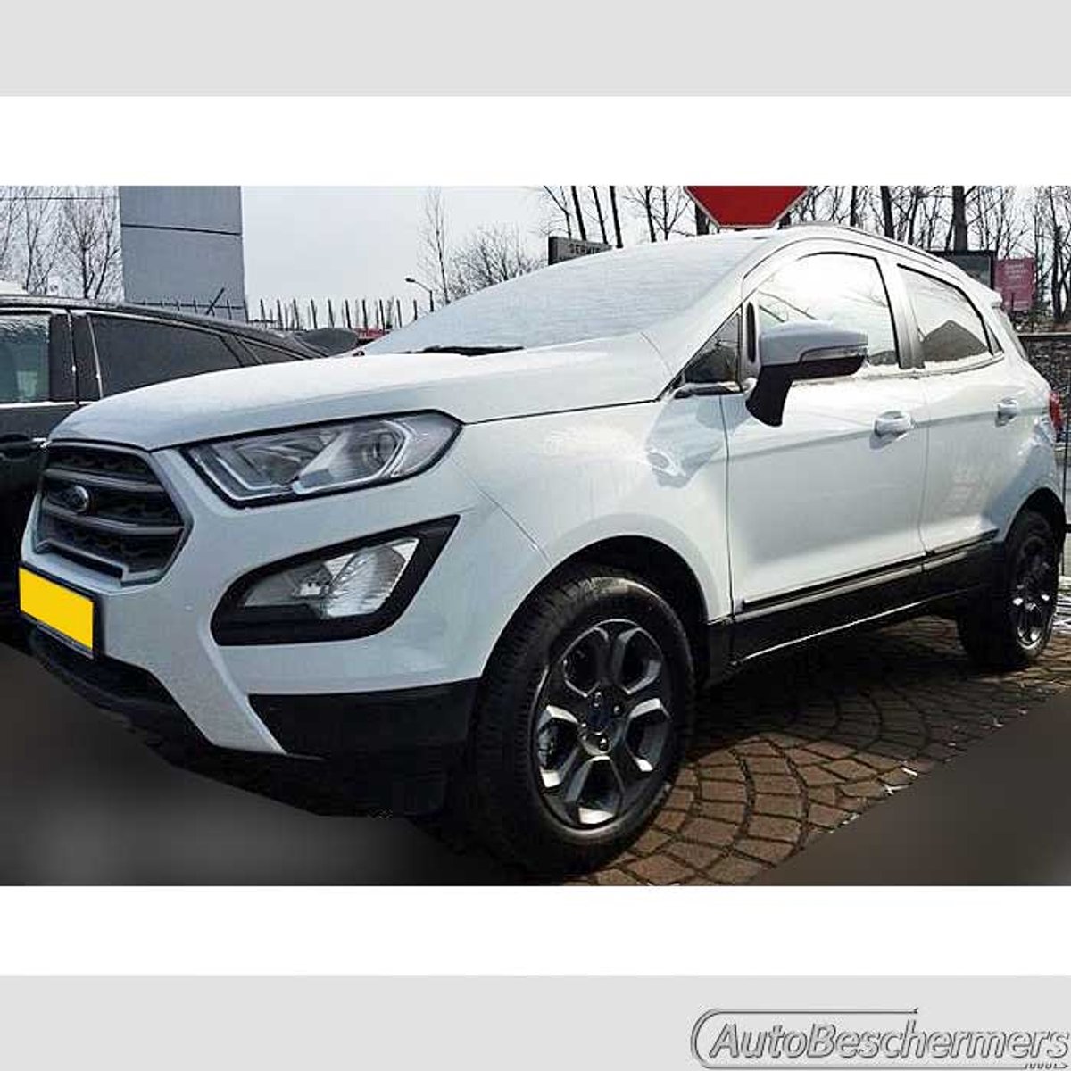 Stootlijsten set zwart voor Ford EcoSport 01.2014-. De stootstrips zijn zelfklevend. Set a 4 stuks (#0035)