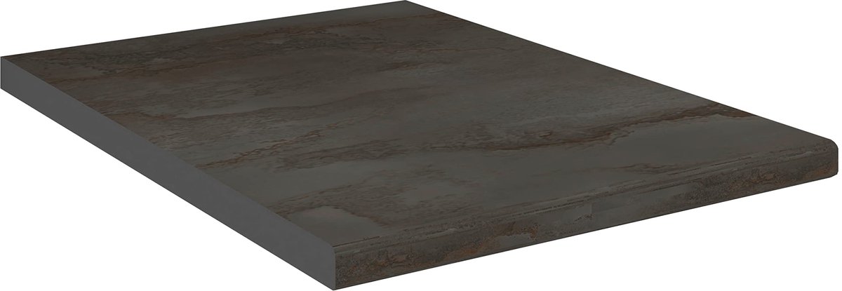 SnelShoppen - VCM Werkblad Keukenwerkblad Antraciet 60 cm | Keukenmeubelen, Keukenplaat, Stijlvol en Duurzaam, Ideaal voor Keuken en Buitengebruik