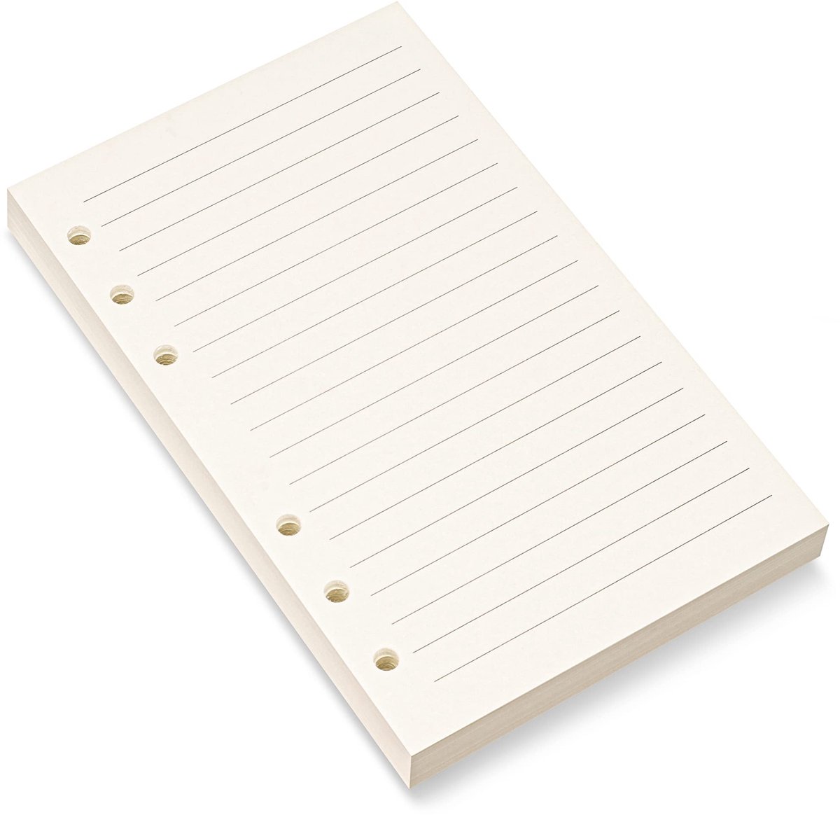 Dailygoods - A6 Navulpapier Gelinieerd - 80 Vellen voor Persoonlijke Map