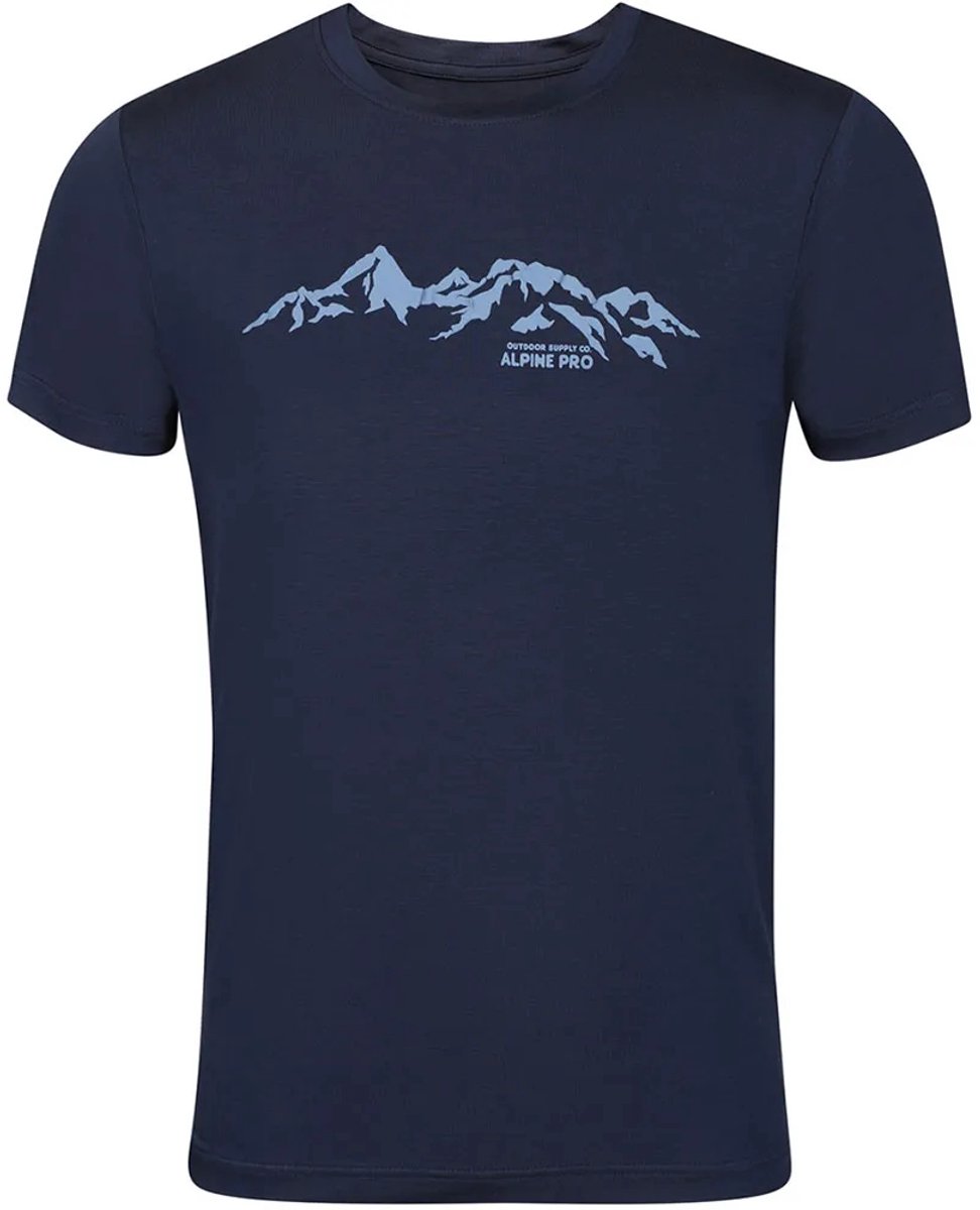 Alpine Pro Lyor T-shirt Met Korte Mouwen -G Man Moonlit Ocean Variation Pa