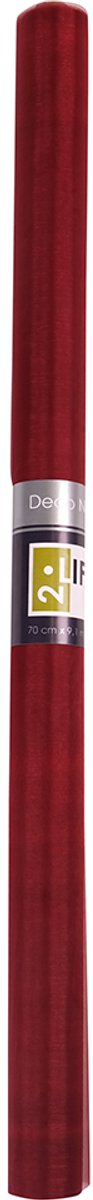 Napoli Tafelband warm rood 70cmx9,1mtr (rolled)