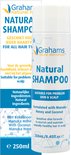 Grahams Natural Shampoo met kokosnoot en manuka honing, 250ml, voor alle haartypes.