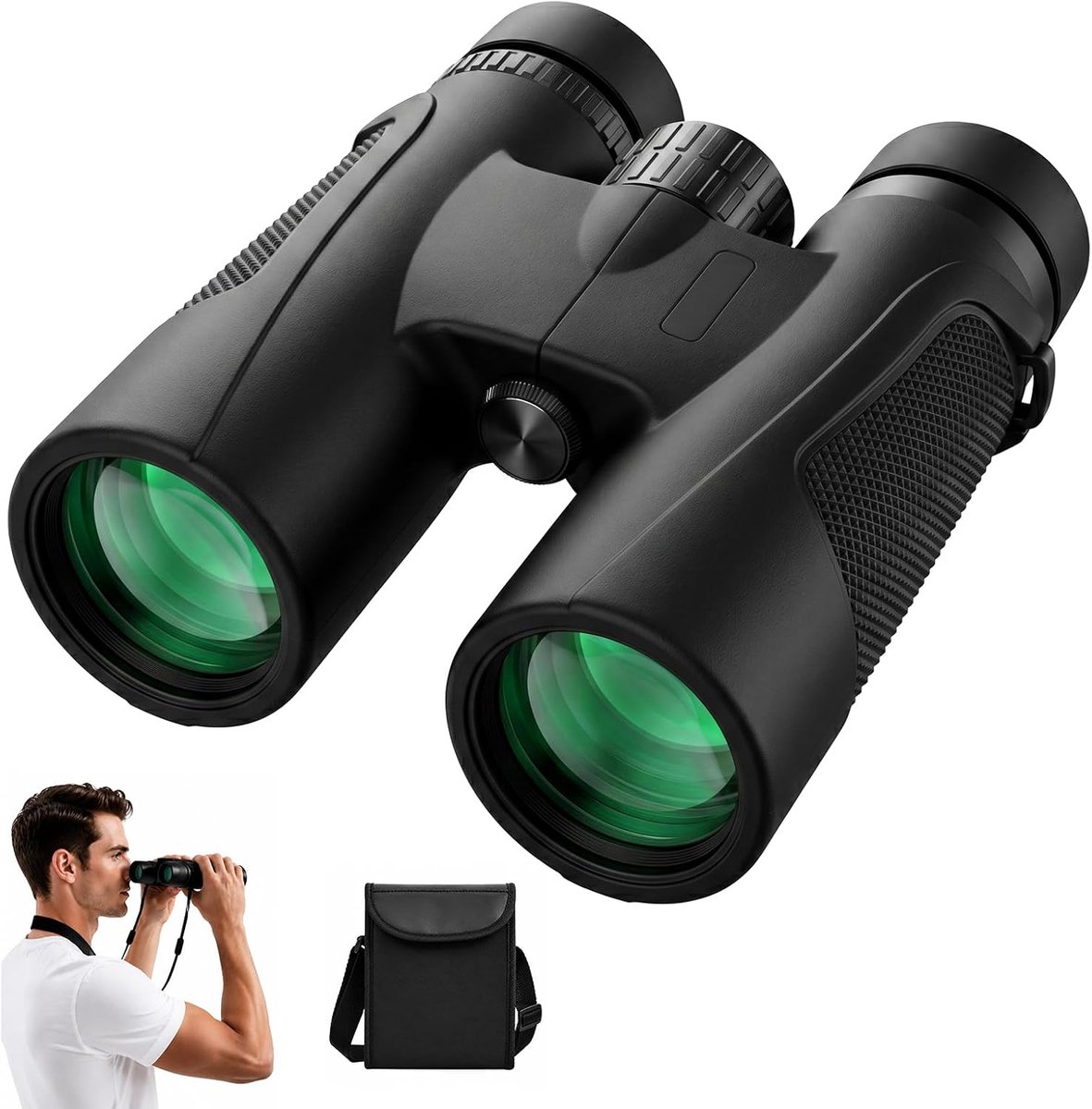 25x60 Verrekijker voor Volwassenen - BAK4 Prisma FMC Lens - Waterdicht en Condensvrij - Vogelspotten Jagen Outdoor